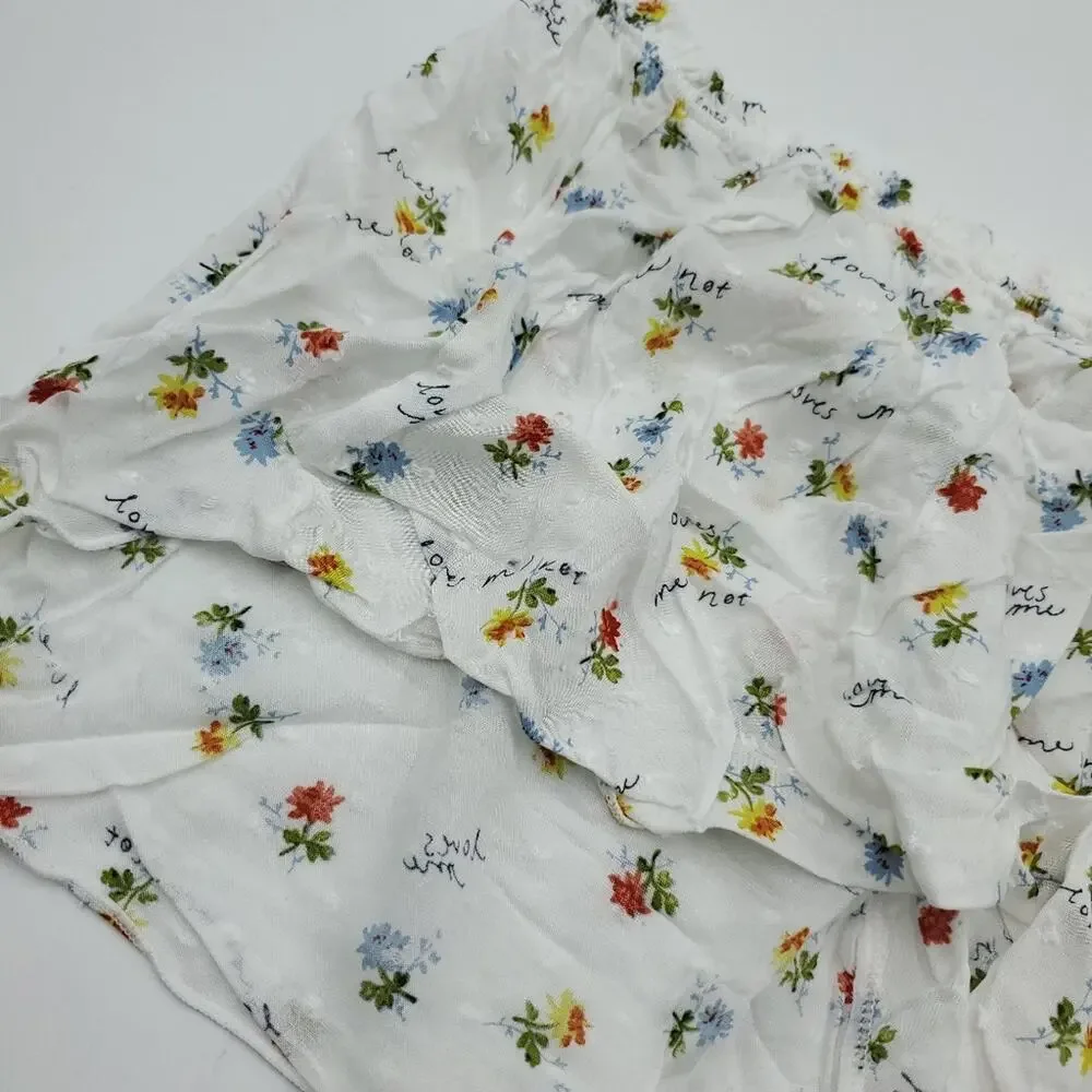 Free People Up Late Crop Top & Shorts Pajamas Size S - Picture 3 of 8